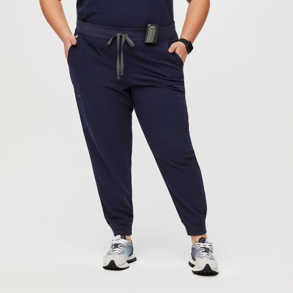 FIGS Navy Blue High Waisted Zamora with Yoga Waistband